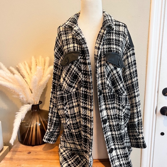 Zara Plaid Coat - Picture 8 of 8